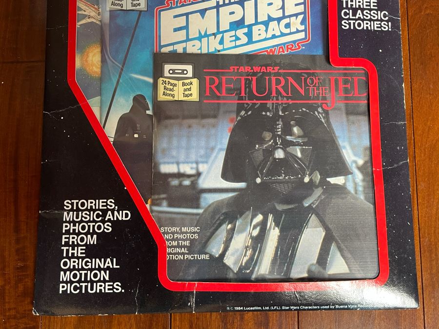 New Old Stock Rare 1984 Star Wars Trilogy Sealed Star Wars Book And Tape, The Empire Strikes Back Book And Return Of The Jedi Book [Photo 5]