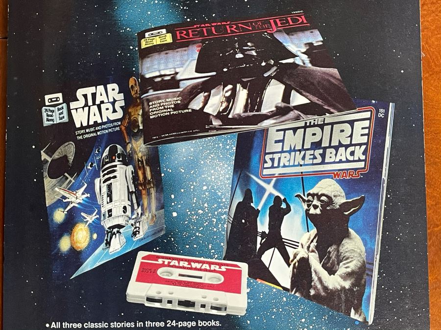 New Old Stock Rare 1984 Star Wars Trilogy Sealed Star Wars Book And Tape, The Empire Strikes Back Book And Return Of The Jedi Book [Photo 9]