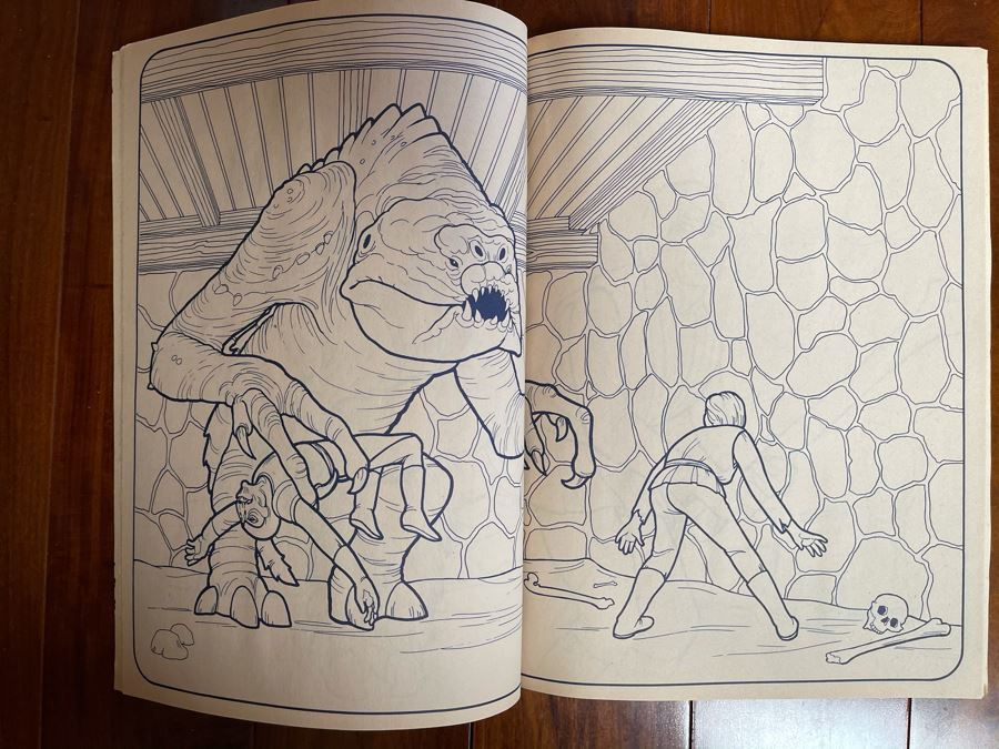 Star Wars Return Of The Jedi Coloring Book Kenner 1983 [Photo 6]