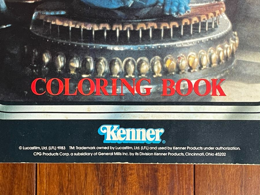 Star Wars Return Of The Jedi Coloring Book Kenner 1983 [Photo 2]