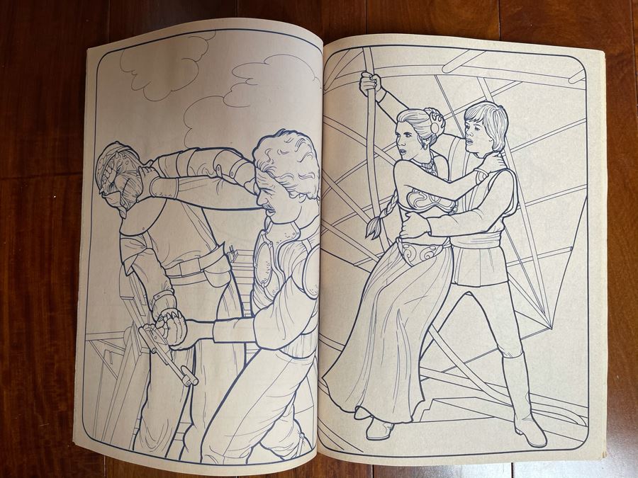 Star Wars Return Of The Jedi Coloring Book Kenner 1983 [Photo 5]