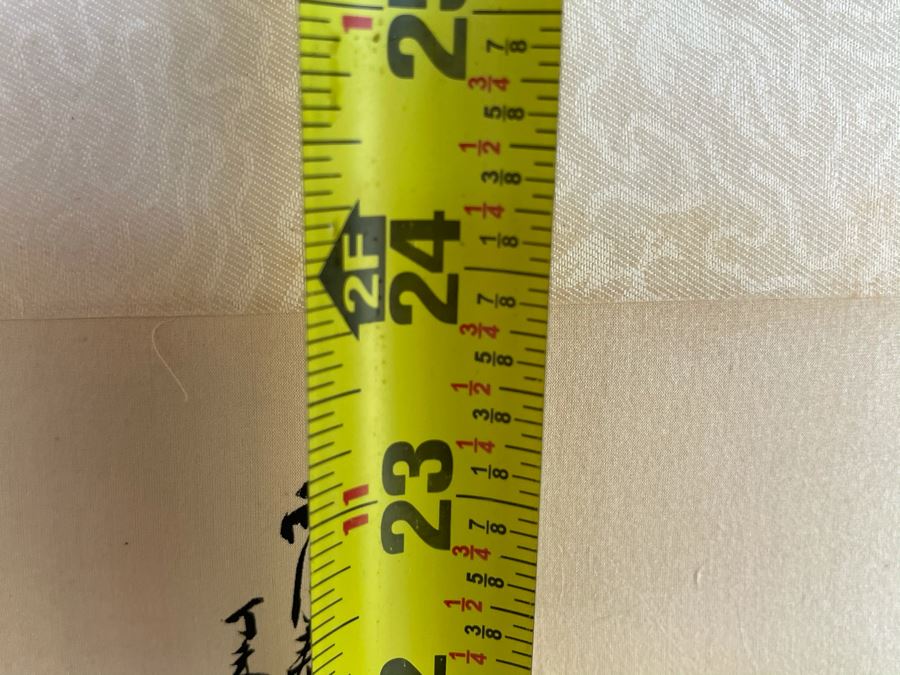 Original Chinese Hong Kong Scroll Landscape Painting Spring Scene 8.5 X 24 [Photo 15]