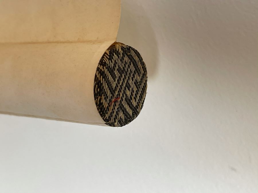 Original Chinese Hong Kong Scroll Landscape Painting Spring Scene 8.5 X 24 [Photo 16]