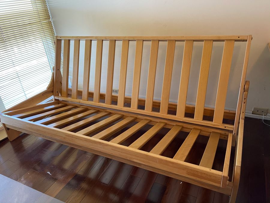 Wooden Futon Sofa Frame (No Mattress) 76W X 30H X 54D [Photo 6]