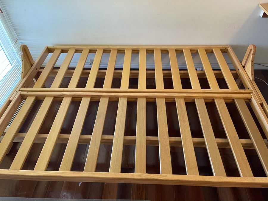 Wooden Futon Sofa Frame (No Mattress) 76W X 30H X 54D [Photo 3]