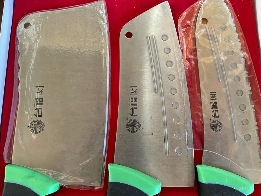 New Set Of Chinese Taifu Kitchenware Butcher Knives [Photo 3]