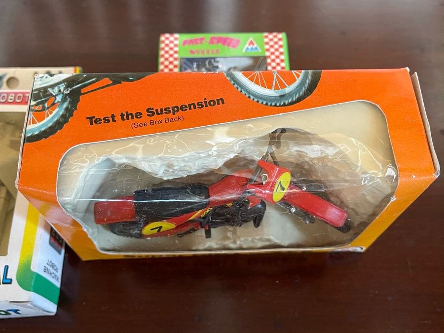 Vintage New Old Stock Toy Lot Featuring Transformer Robot, Super Dirt Bike And Car [Photo 8]