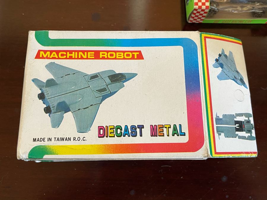 Vintage New Old Stock Toy Lot Featuring Transformer Robot, Super Dirt Bike And Car [Photo 12]