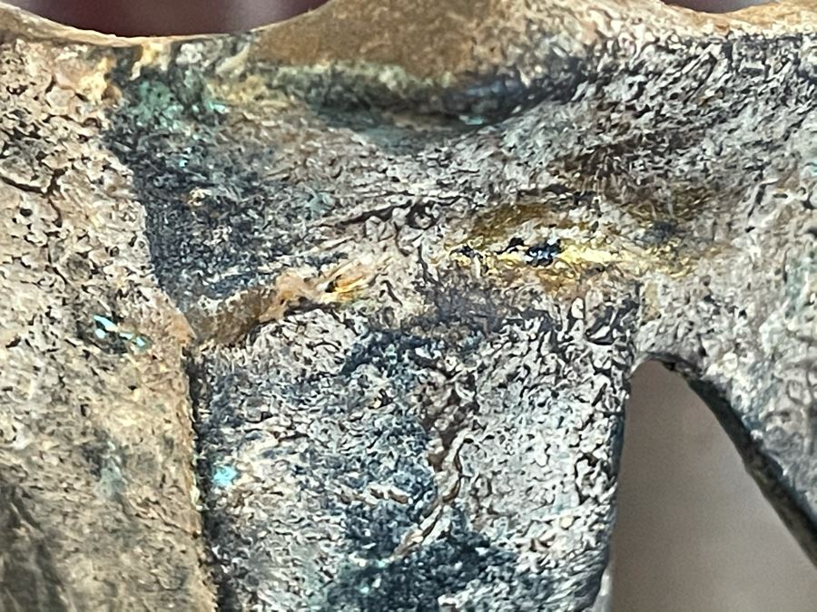 Pair Of Gilt Metal Japanese Geisha Girl Statues Figurines 7H [Photo 10]