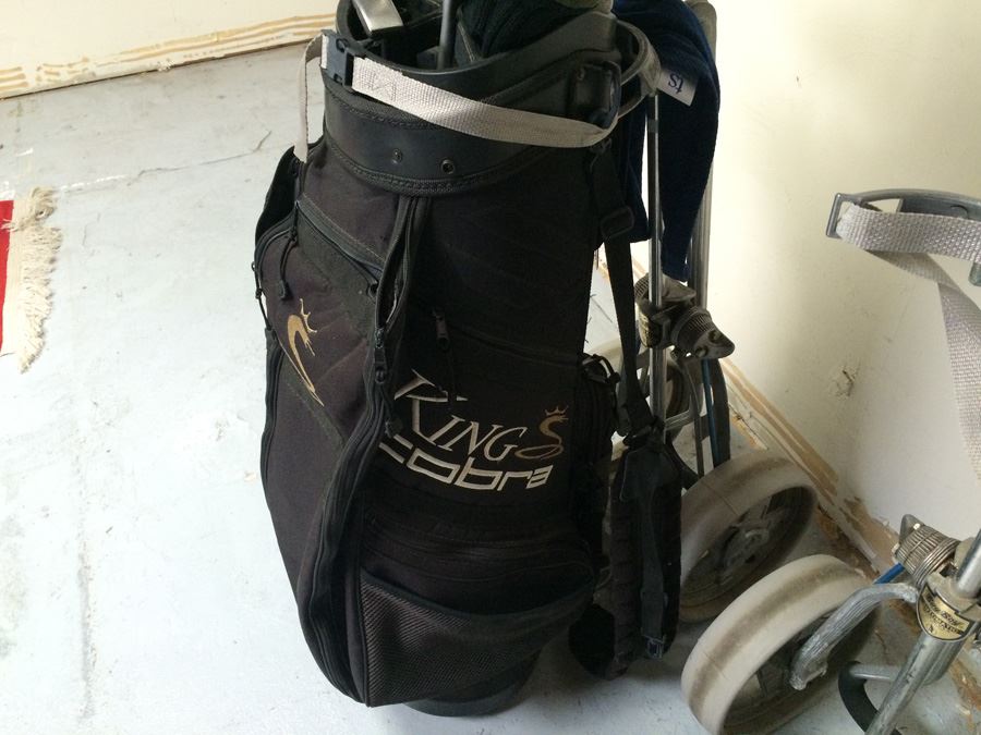 Full Set of King Cobra Titanium Golf Clubs with King Cobra Bag and (2 ...