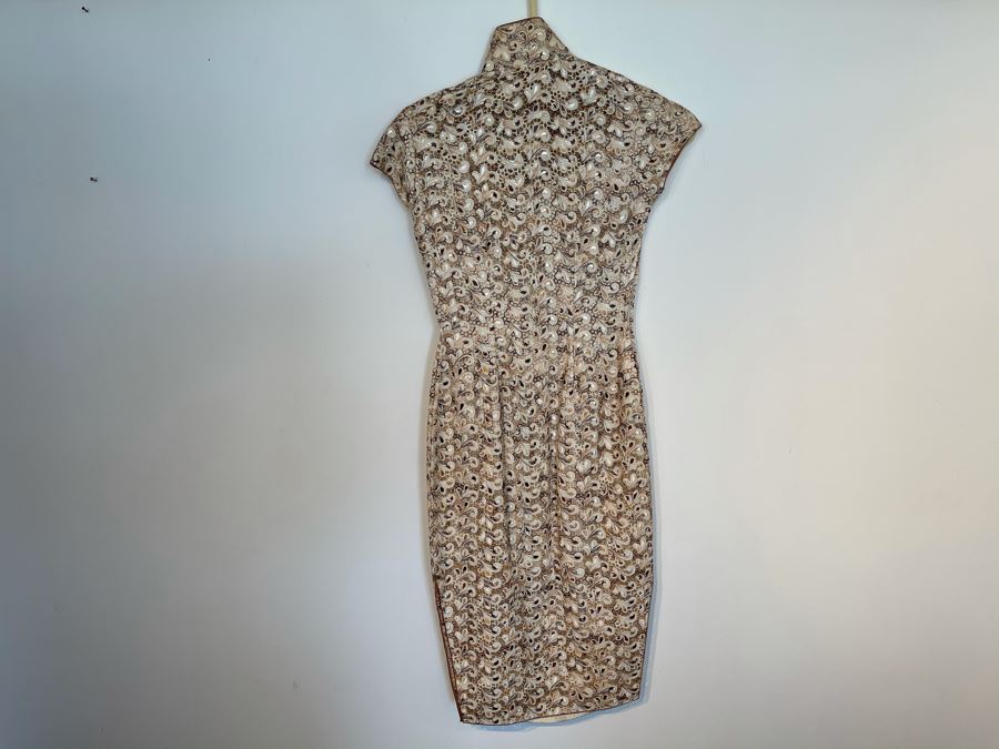 JUST ADDED - Vintage Chinese Crochet Women's Dress Size S [Photo 5]