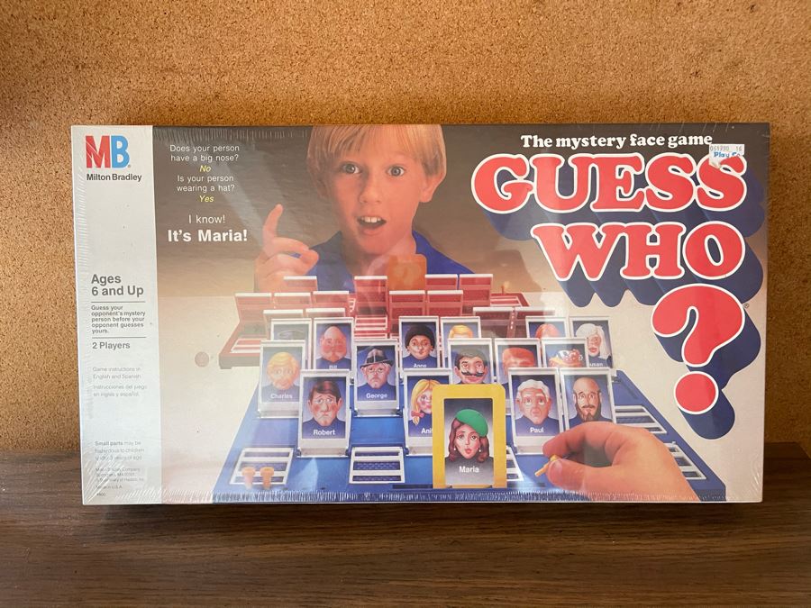 Just Added - Sealed Vintage 1987 Milton Bradley Game Guess Who?