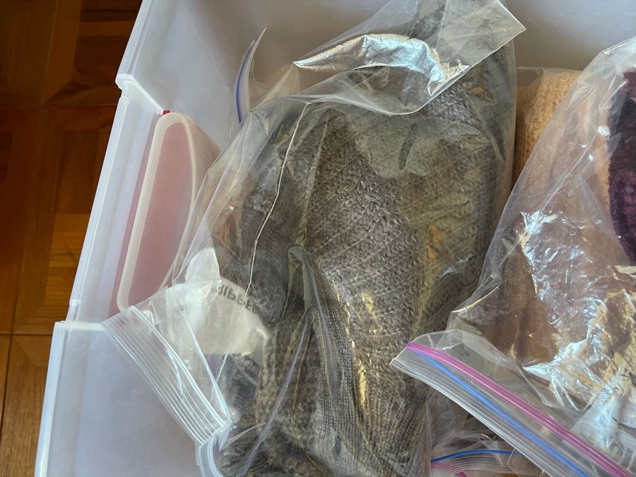 JUST ADDED - Bin Full Of Women's Clothing Sweaters Size S [Photo 8]