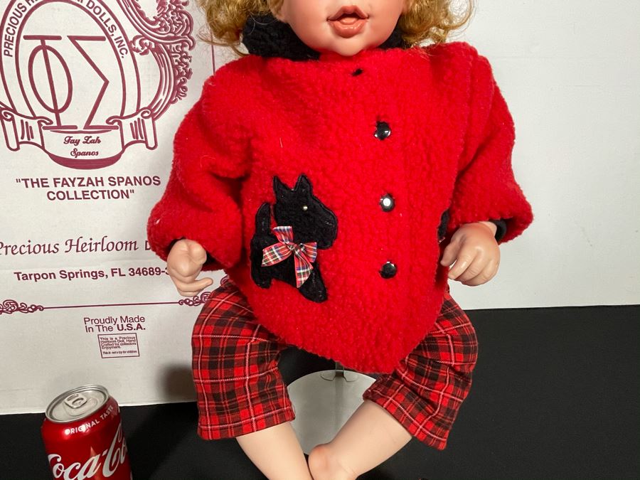 Signed Fayzah Spanos Collection Limited Edition Doll With Box Precious Heirloom Dolls 81 Of 500 With Box 24H [Photo 6]