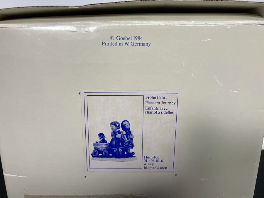 Hummel Figurine 'Pleasant Journey' Century Collection 1987 #448 6.25H With Original Box [Photo 15]