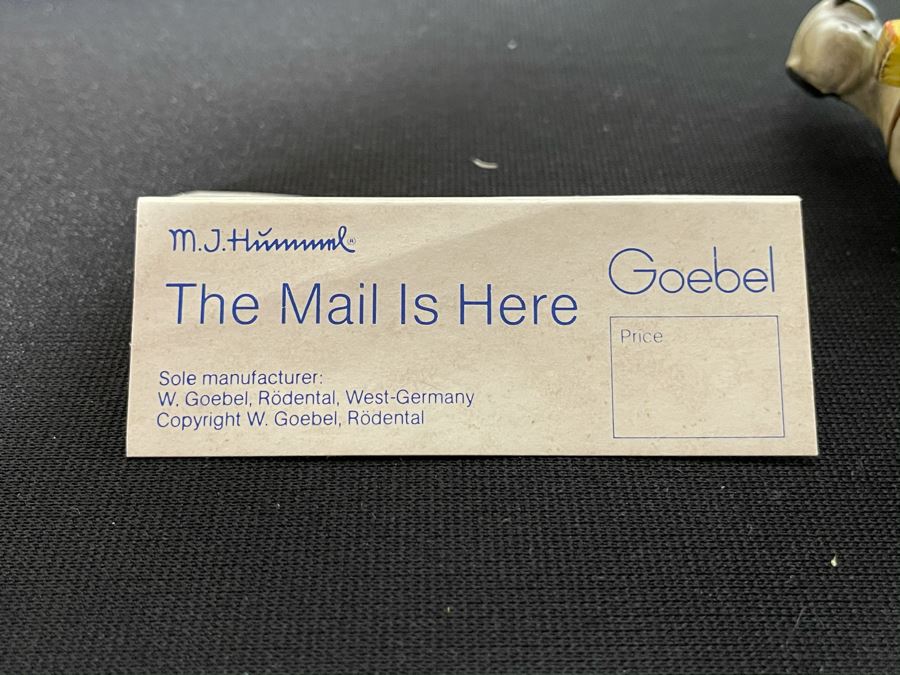 Hummel Figurine 'The Mail Is Here Diligence' #823 6W X 4.25H With Original Box [Photo 10]