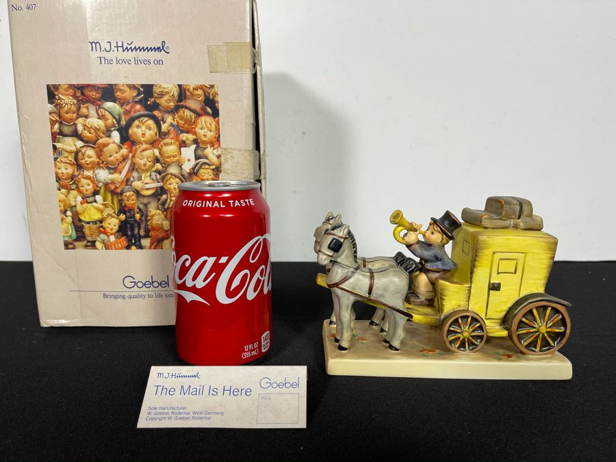 Hummel Figurine 'The Mail Is Here Diligence' #823 6W X 4.25H With Original Box [Photo 2]