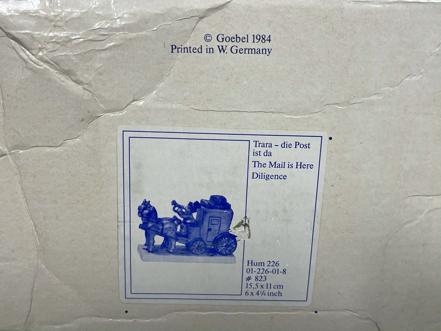 Hummel Figurine 'The Mail Is Here Diligence' #823 6W X 4.25H With Original Box [Photo 11]