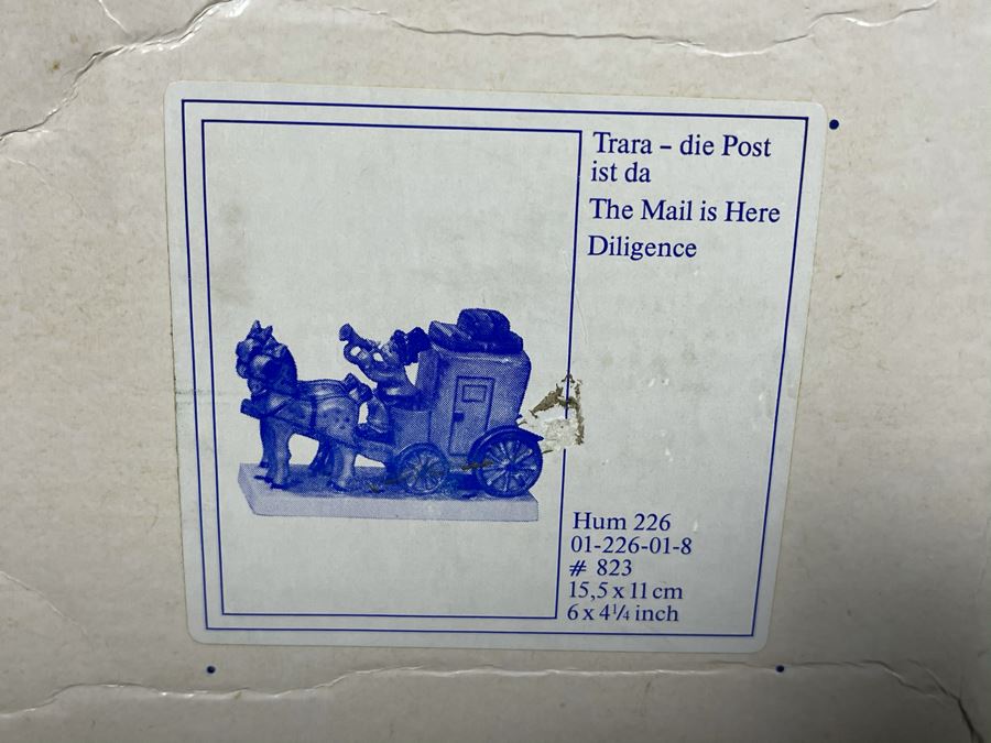 Hummel Figurine 'The Mail Is Here Diligence' #823 6W X 4.25H With Original Box [Photo 12]