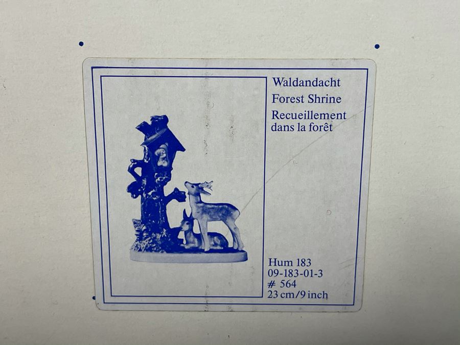 Hummel Figurine 'Forest Shrine' #564 9H With Original Box [Photo 13]