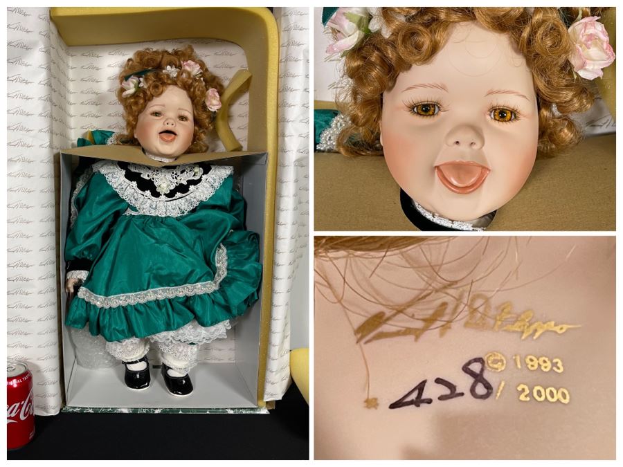 Vintage 1993 Limited Edition Vincent J. DeFilippo Doll 428 Of 2000 With Box 22'H [Photo 1]