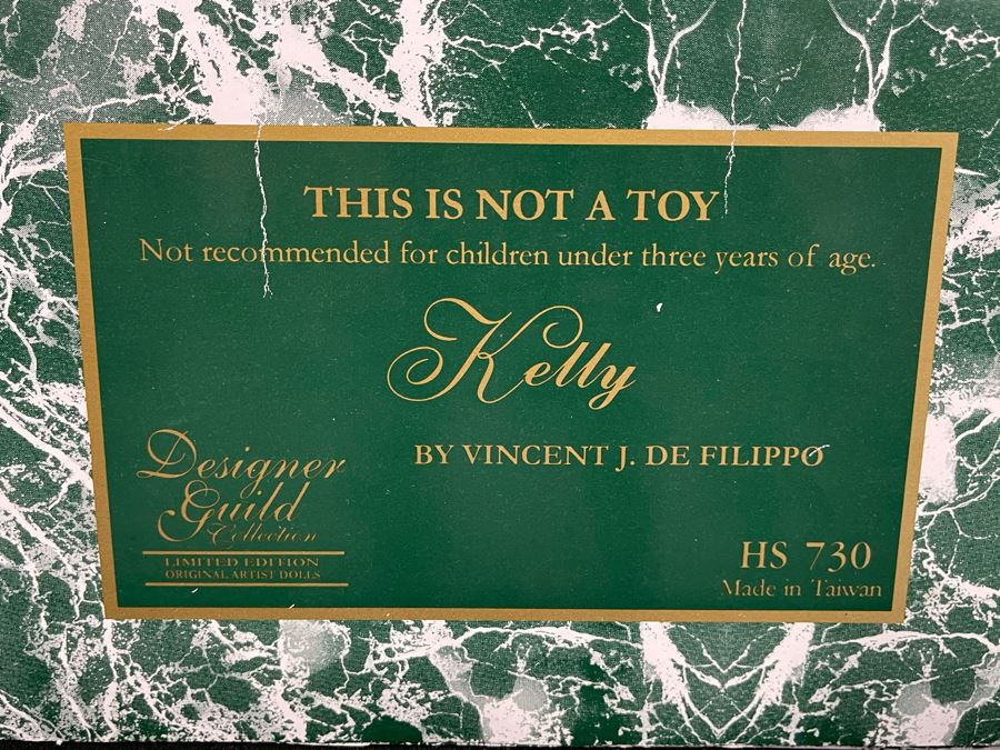 Vintage 1993 Limited Edition Vincent J. DeFilippo Doll 428 Of 2000 With Box 22'H [Photo 13]