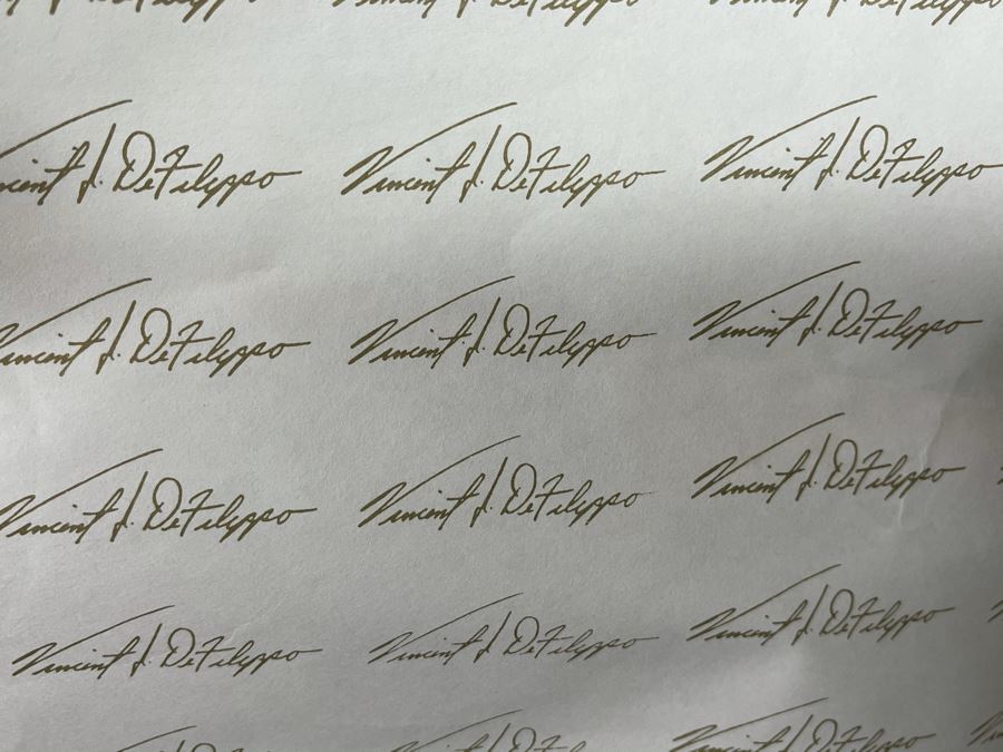 Vintage 1993 Limited Edition Vincent J. DeFilippo Doll 428 Of 2000 With Box 22'H [Photo 9]