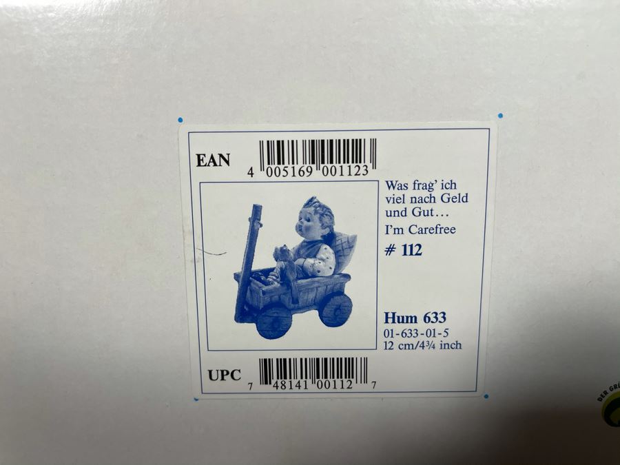 First Issue Hummel Figurine 'I'm Carefree' #633 4.75H With Original Box [Photo 10]