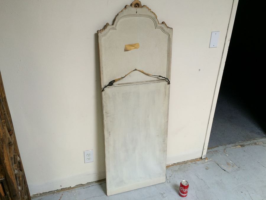 Vintage Hand Painted Wooden Mirror [Photo 9]