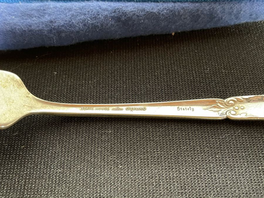 Sterling Silver Flatware Set By State House Stately Pattern - See Details For Breakdown - Total Sterling Silver Weight Not Including Sterling Handled Knives 1,737g [Photo 10]