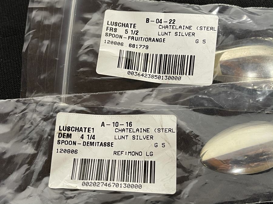 Sterling Silver Flatware And Sterling Silver Scissor Fork Tongs 245g Total Weight Of Sterling [Photo 9]