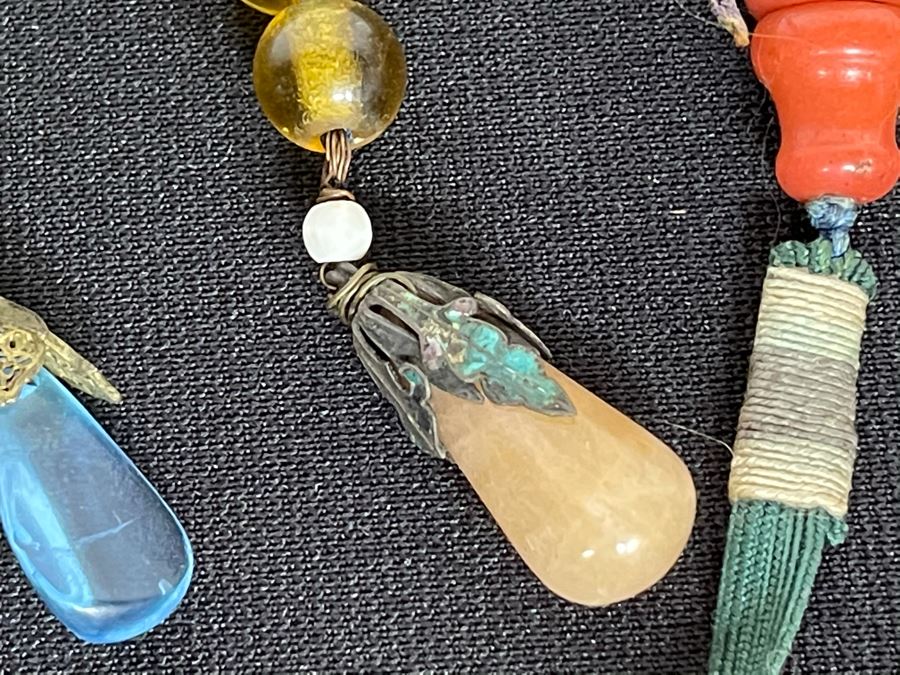 Antique Chinese Mandarin Court Necklace 48'L [Photo 10]