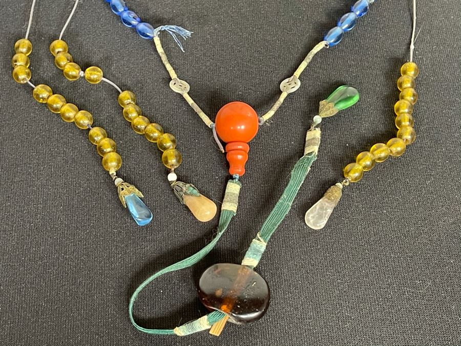 Antique Chinese Mandarin Court Necklace 48'L [Photo 20]