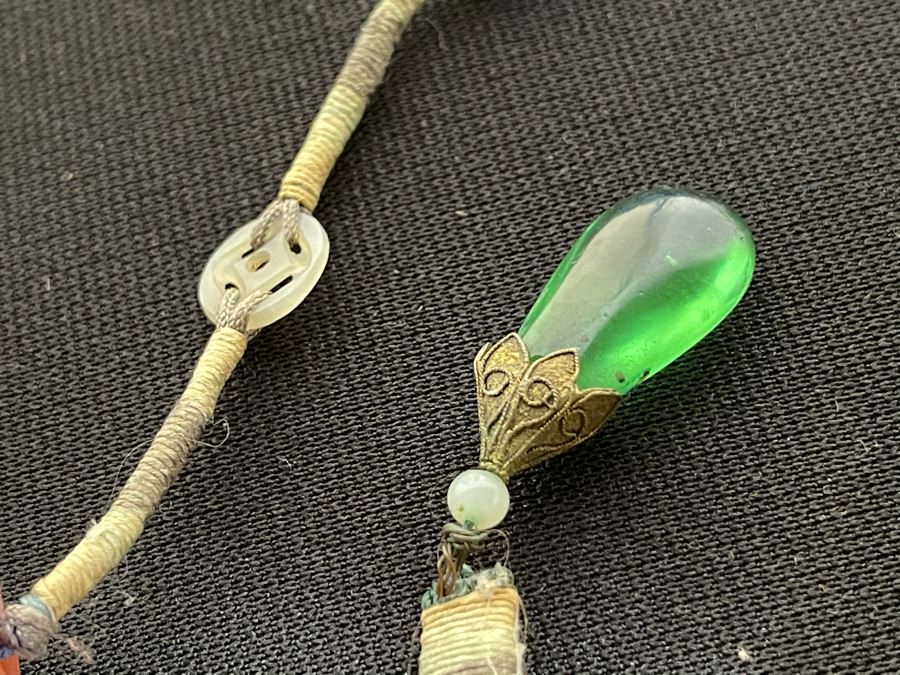 Antique Chinese Mandarin Court Necklace 48'L [Photo 15]