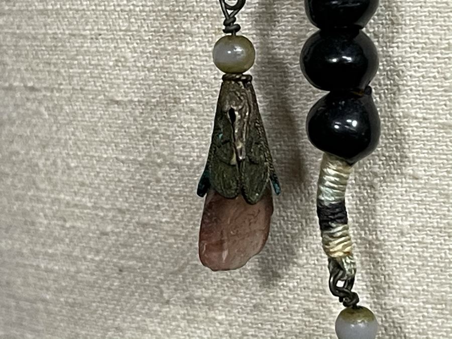 Antique Chinese Mandarin Court Necklace 32'L [Photo 9]