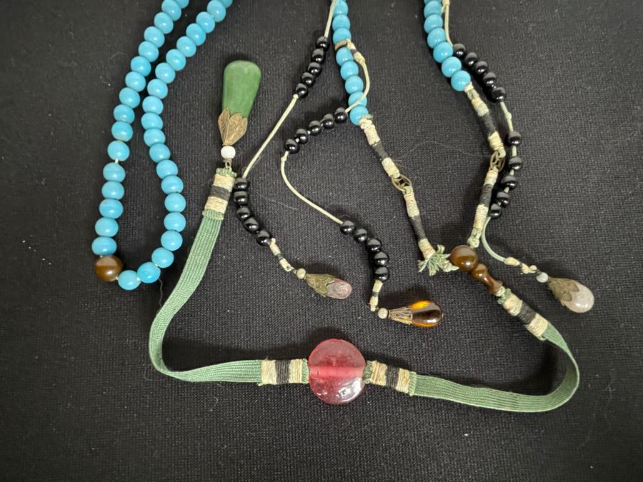 Antique Chinese Mandarin Court Necklace 32'L [Photo 20]