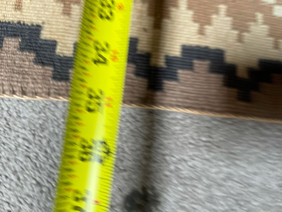 Vintage 1950s Navajo Wide Ruins Native American Vegetable Dye Rug 48 X 34 [Photo 15]