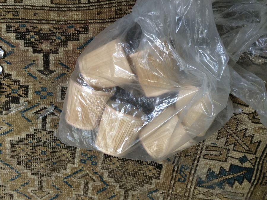 Stunning Vintage Gilded Crystal Chandelier [Photo 13]