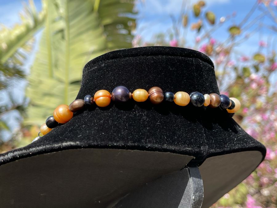 Colored Pearl Necklace 36L [Photo 6]