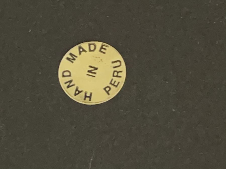 Hand Painted Glass Wall Mirror Made In Peru 24 X 32 [Photo 7]