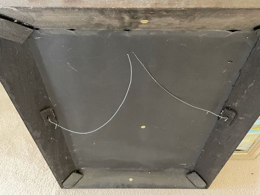 Hand Painted Glass Wall Mirror Made In Peru 24 X 32 [Photo 8]