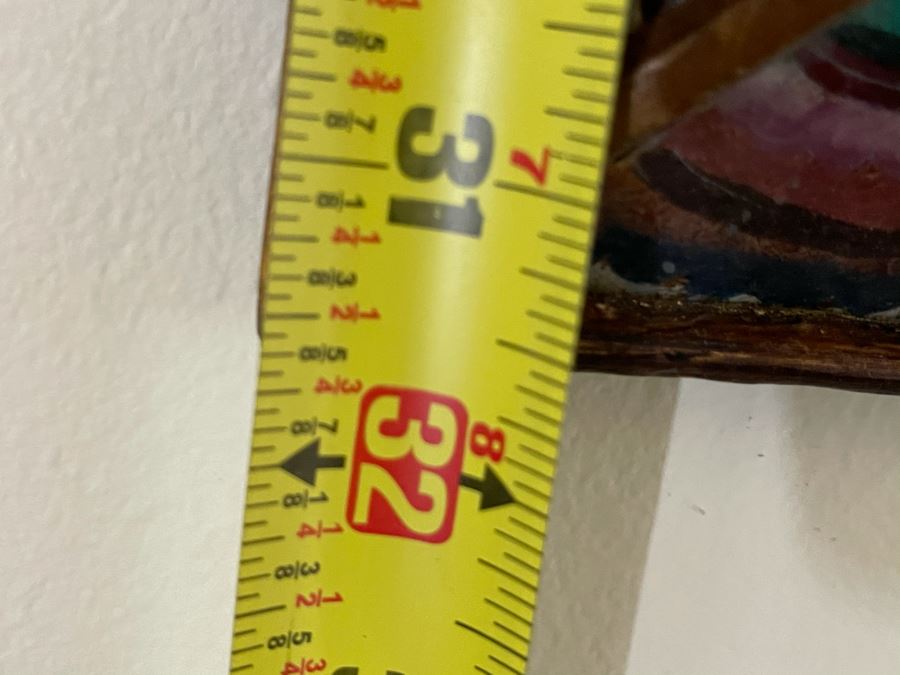 Hand Painted Glass Wall Mirror Made In Peru 24 X 32 [Photo 6]