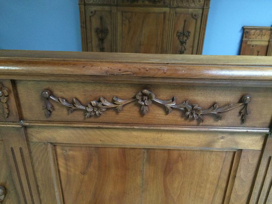 Twin Headboard and Footboard with Rails [Photo 3]