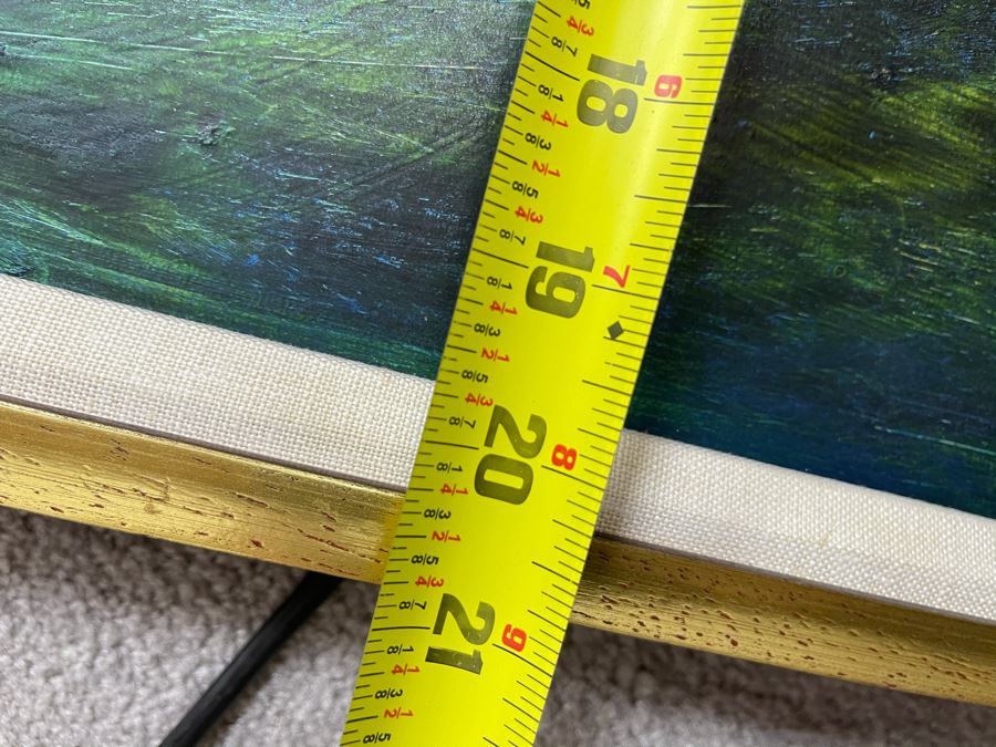 Original Joan Lohrey Butterfly Framed Oil Painting 30 X 20 [Photo 14]