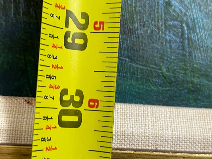 Original Joan Lohrey Butterfly Framed Oil Painting 30 X 20 [Photo 13]