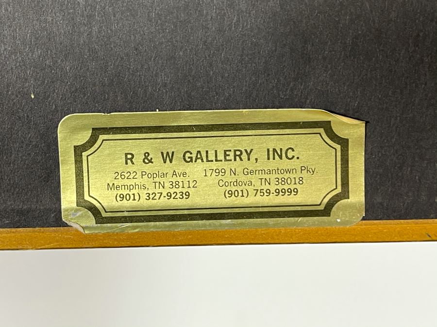 Original Joan Lohrey Butterfly Framed Oil Painting 30 X 20 [Photo 7]