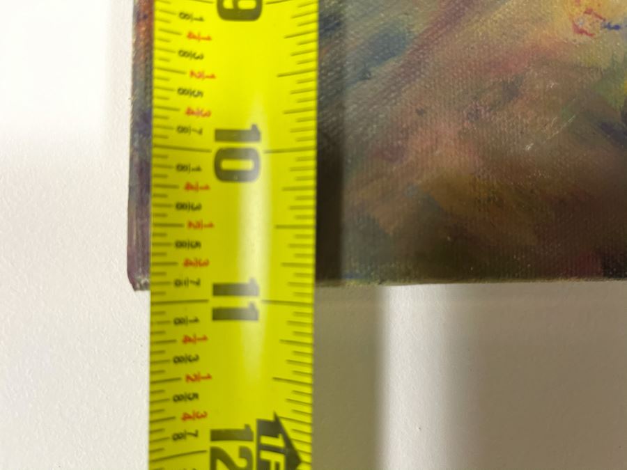 Original Joan Lohrey Abstract Expressionist Landscape Oil Painting On Canvas 14 X 11 [Photo 10]