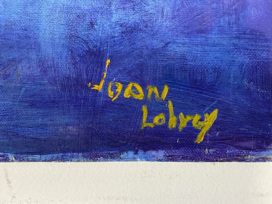 Original Joan Lohrey Oil Landscape Painting On Canvas 24 X 18 Retailed For $250 [Photo 7]