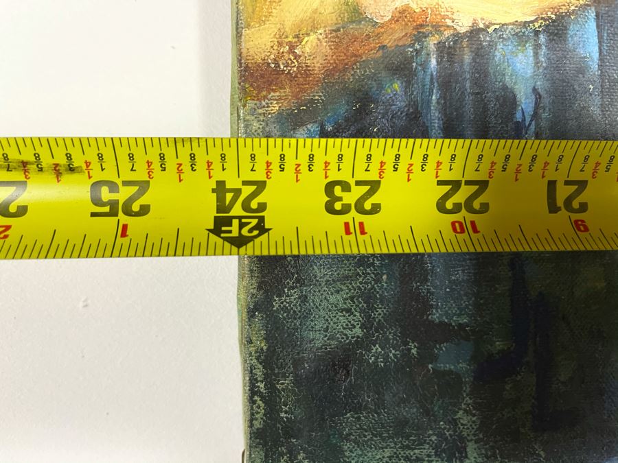 Original Joan Lohrey Oil Landscape Painting On Canvas 24 X 18 Retailed For $250 [Photo 8]