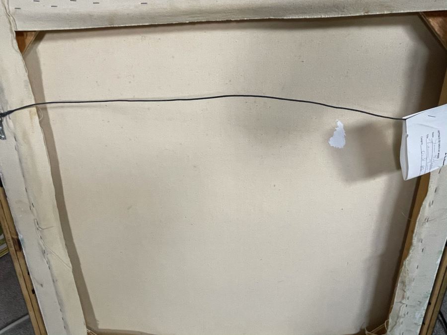 Original Joan Lohrey Framed Oil Painting Titled 'Lemon Tree' Featured At The San Clemente Arts And Crafts Club Retailed For $500 30 X 30 [Photo 10]